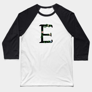 "E" Initial Baseball T-Shirt